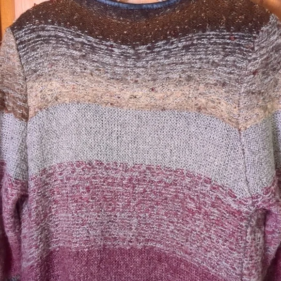 OLIVIA M* longline faux leather trimmed long sleeve duster sweater various color - Picture 8 of 12